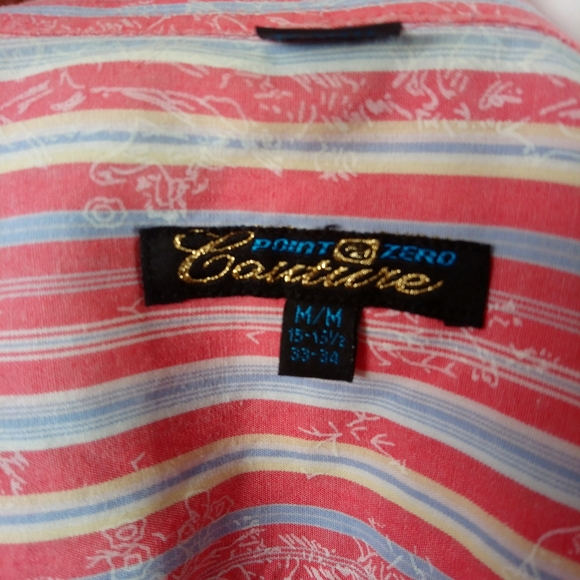 Point Zero Couture Button Down Shirt - Picture 5 of 5